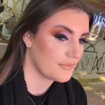 Glam bridal makeup look with bold eyes
